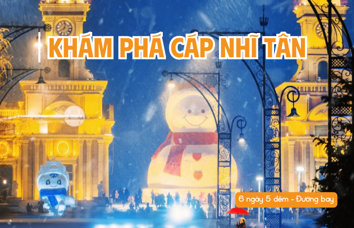 TOUR CÁP NHĨ TÂN – LÀNG TUYẾT CỔ TÍCH – TRƯỢT TUYẾT YABULI