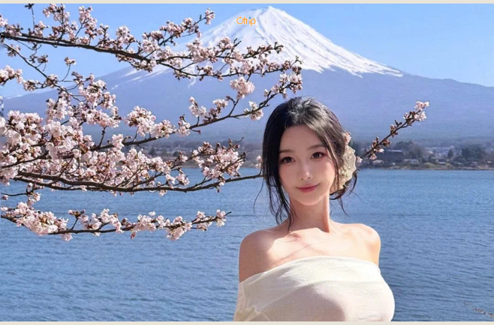 Vẻ đẹp của núi Phú Sĩ Nhật Bản mùa hoa anh đào